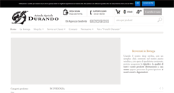 Desktop Screenshot of bottega.fratellidurando.it
